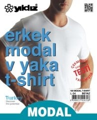 Yıldız Erkek Modal V Yaka Tshirt 150
