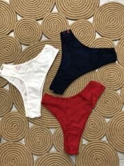 Cottondance Kadın Kiss 3'lü Tanga Set