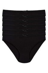 Yıldız Kadın 6'lı Paket Likralı Kaşkorse Bikini Külot YLDZ-3550