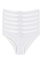 Yıldız Kadın 6'lı Paket Likralı Kaşkorse Bikini Külot YLDZ-3550