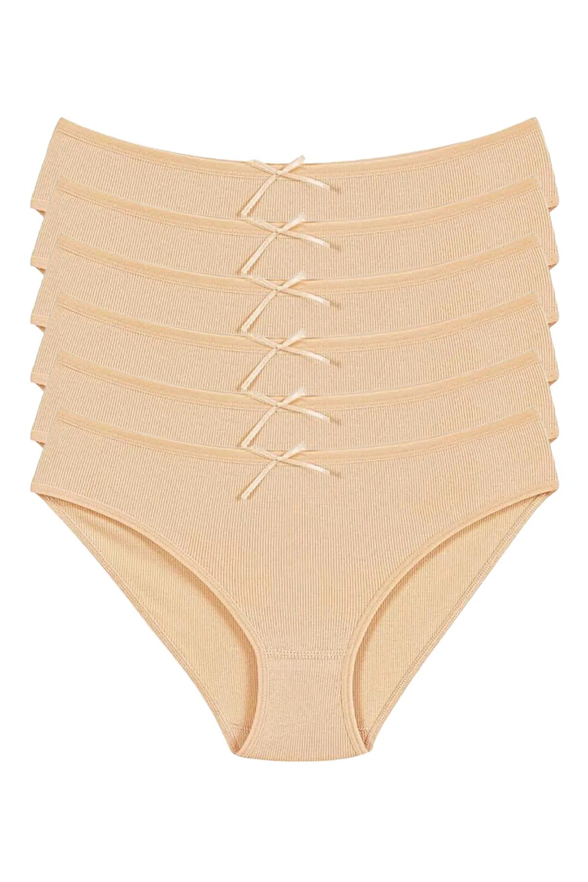Yıldız Kadın 6'lı Paket Likralı Kaşkorse Bikini Külot YLDZ-3550