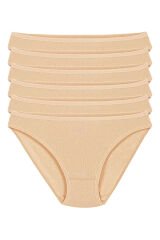 Yıldız Kadın 6'lı Paket %100 Pamuk Bikini Külot YLDZ-2122