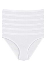 Yıldız Kadın 6'lı Paket %100 Pamuk Bikini Külot YLDZ-2122