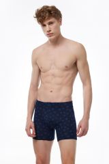 Malabadi Erkek Desenli Modal Uzun Boxer 6 Adet 6M250