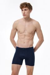 Malabadi Erkek Desenli Modal Uzun Boxer 6 Adet 6M250