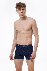 Malabadi Erkek Desenli Modal Boxer 6 Adet 6M252