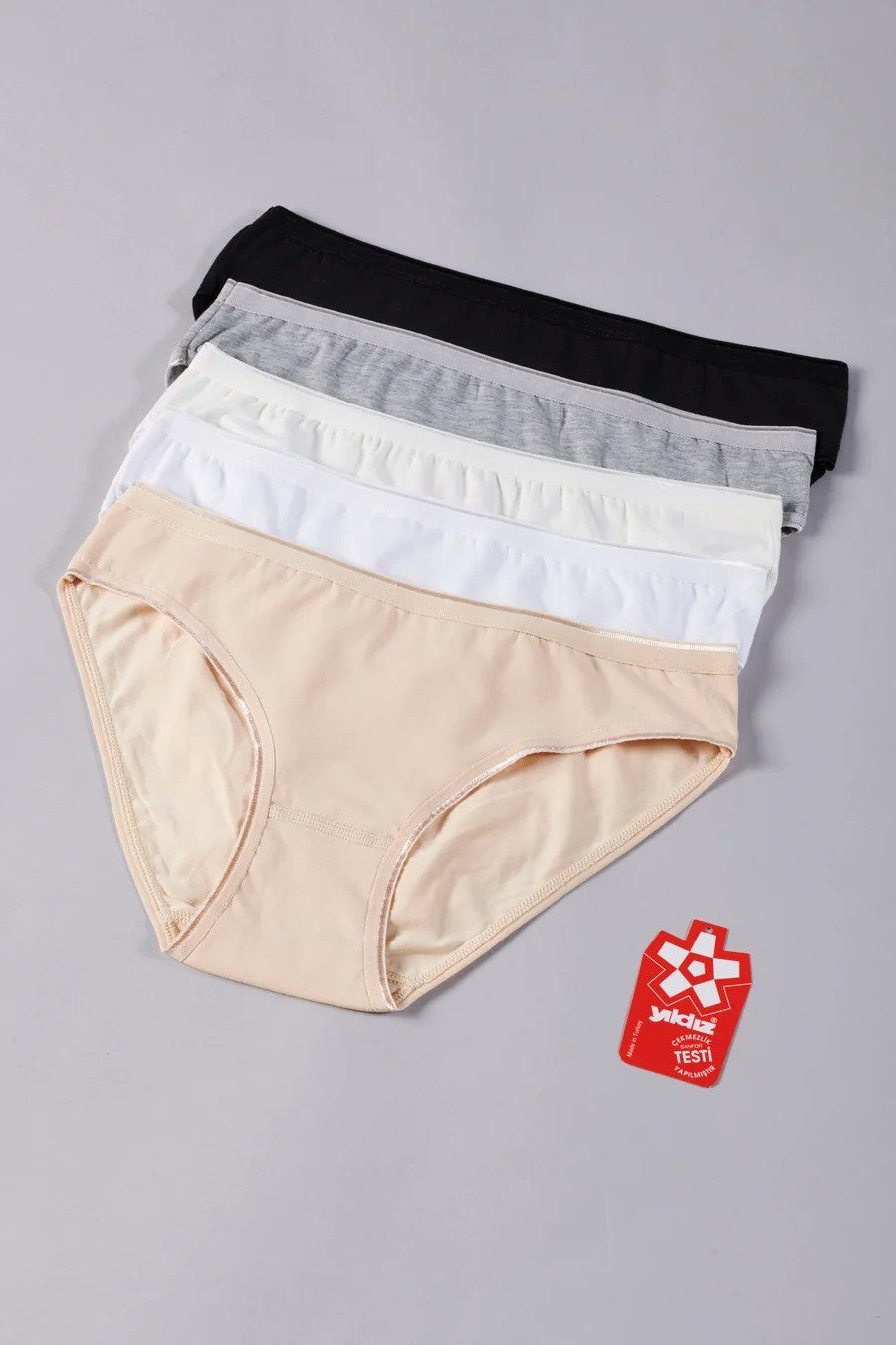 Yıldız İz Yapmaz 5'li Bikini Külot Set 3725