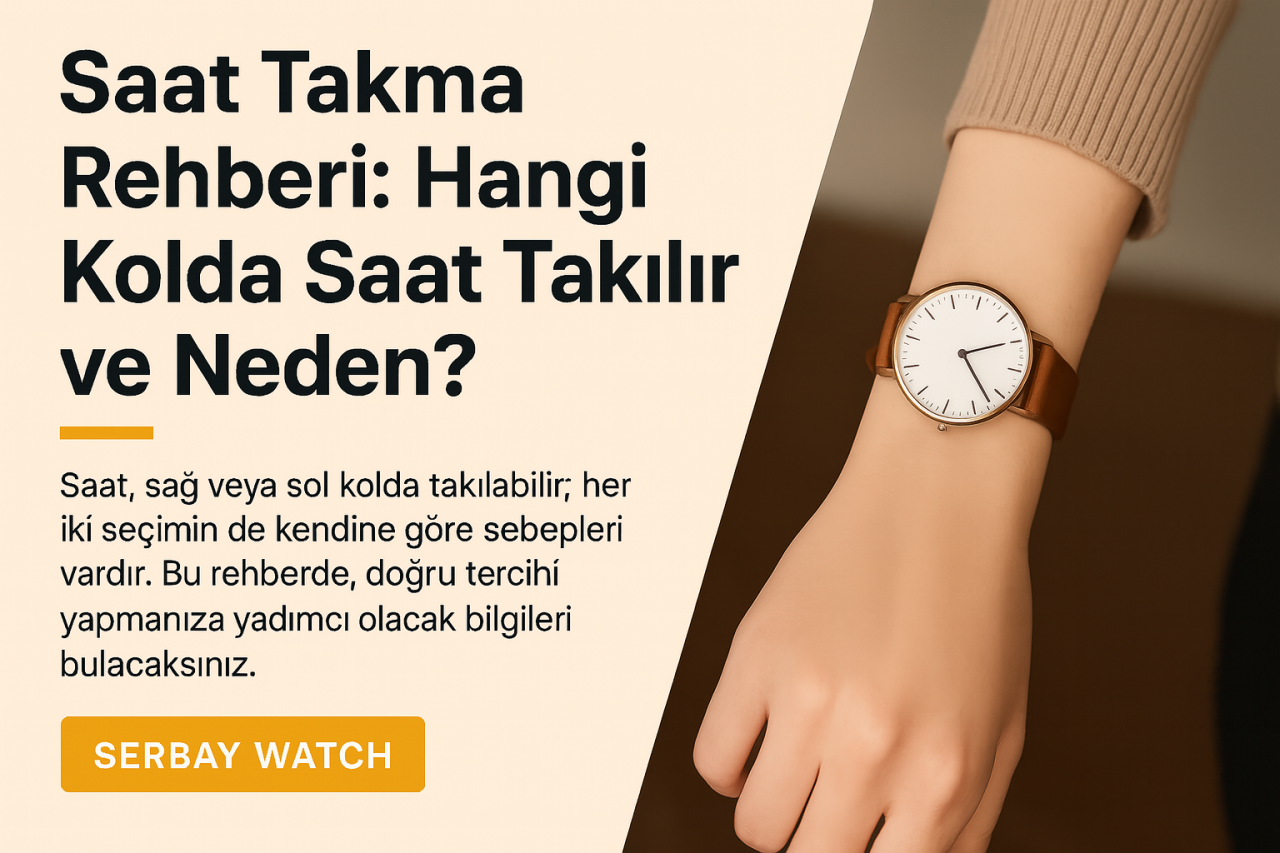 Saat Takma Rehberi: Hangi Kolda Saat Takılır ve Neden?