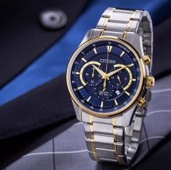 Citizen SW.AN8194-51L Tacymeter Erkek Kol Saati