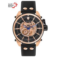 Wainer SW. WA.25980-B İsviçre Yapımı Otomatik Erkek Kol Saati