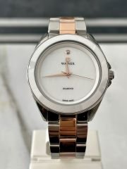 Wainer SW.WA.18088-B İsviçre Yapımı Pırlantalı Kadın Kol Saati