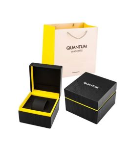 Quantum HNG535.658 Erkek Spor Saat – Siyah Gümüş Kasa, Kırmızı Silikon Kordon, Safir Cam