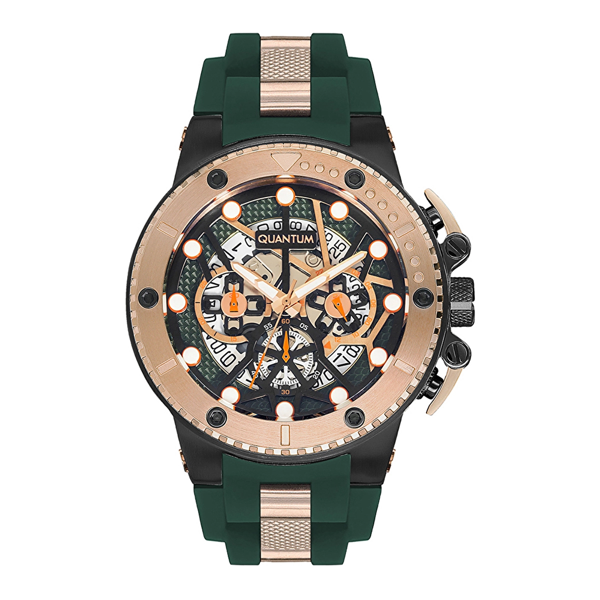 Quantum HNG535.857 Erkek Spor Saat – Rose Gold Siyah
