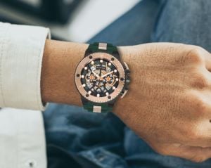 Quantum HNG535.857 Erkek Spor Saat – Rose Gold Siyah