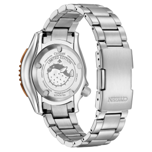 Citizen NY0164-65XE Erkek Dalgıç Saati – Otomatik Mekanizma, Bronz Bezel, 200M Su Geçirmezlik