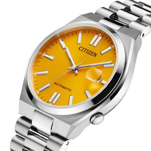 Citizen Tsuyosa NJ0150-81Z Erkek Saat – Sarı Kadran, Otomatik Mekanizma, Safir Cam