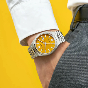 Citizen Tsuyosa NJ0150-81Z Erkek Saat – Sarı Kadran, Otomatik Mekanizma, Safir Cam