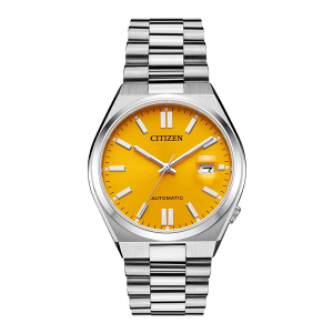 Citizen Tsuyosa NJ0150-81Z Erkek Saat – Sarı Kadran, Otomatik Mekanizma, Safir Cam