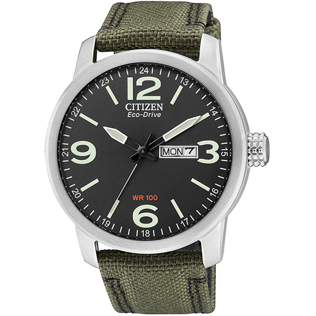 Citizen BM8470-11EE Eco-Drive Erkek Kol Saati – Askeri Stil & Gündelik Şıklık