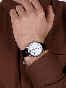 Citizen BI5070-06A Quartz Deri Kordonlu Klasik Gümüş Erkek Kol Saati