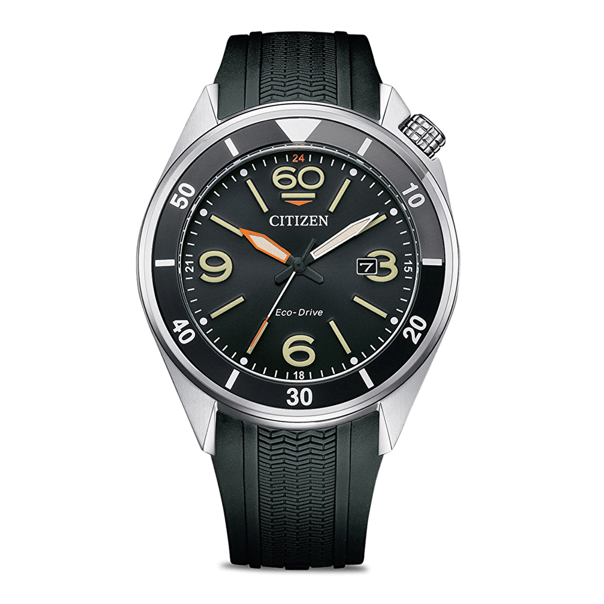 Citizen AW1710-12E Siyah Kadranlı Eco-Drive Erkek Spor Kol Saati