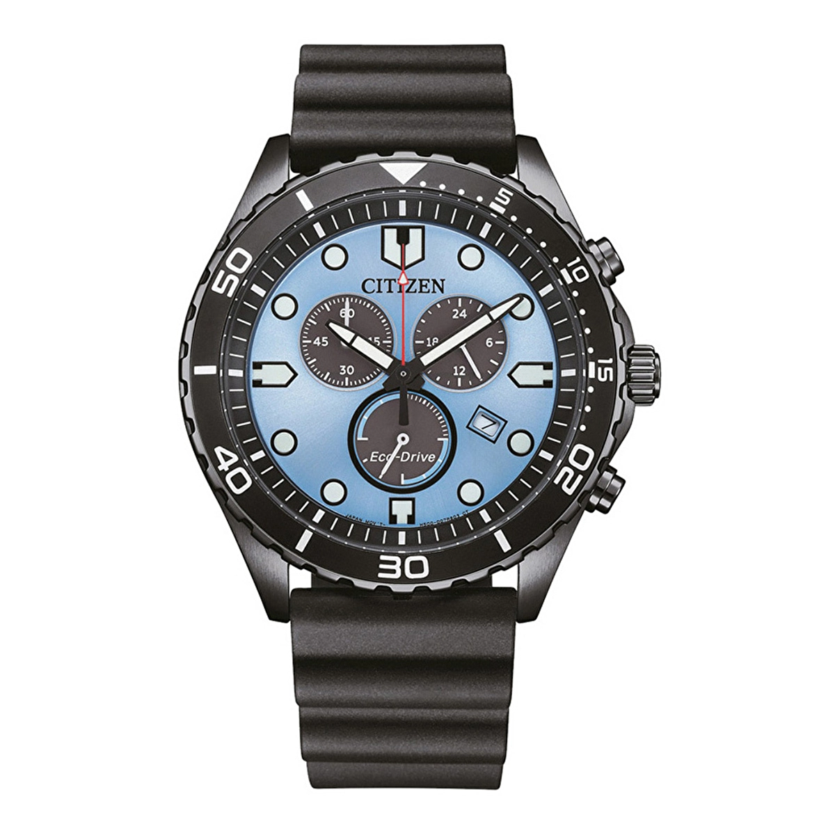 Citizen AT2567-18L Mavi Kadranlı Chronograph Eco-Drive Erkek Kol Saati