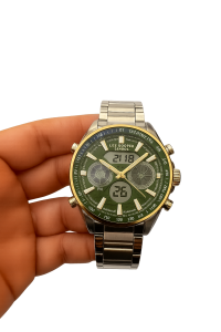Lee Cooper LC07878.370 Yeşil Dijital Erkek Kol Saati