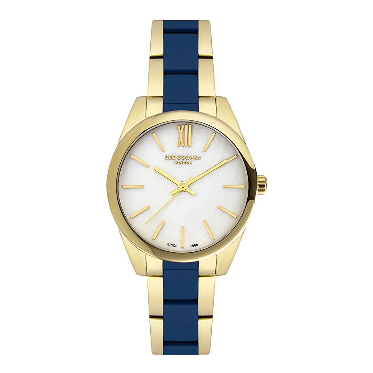 Lee Cooper LC07139.120 Kadın Kol Saati | Gold-Lacivert Zarafeti