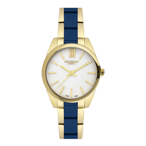Lee Cooper LC07139.120 Kadın Kol Saati | Gold-Lacivert Zarafeti