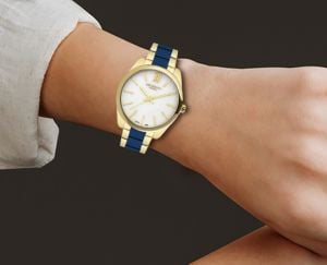 Lee Cooper LC07139.120 Kadın Kol Saati | Gold-Lacivert Zarafeti