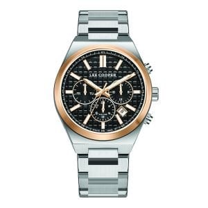 Lee Cooper LC08084.550 Gümüş Çelik Kordonlu Erkek Kol Saati