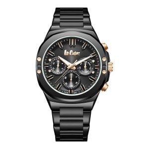Lee Cooper LC07991.650 Erkek Kol Saati – Siyah ve Rose Gold Detaylı, Multifonksiyon Quartz Mekanizma