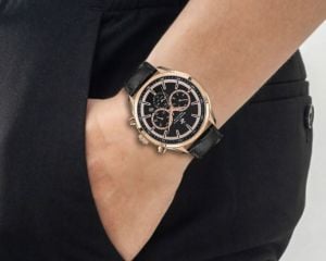 Beverly Hills Polo Club BP3112X.451 Erkek Kol Saati – Siyah Deri Kordonlu, Multifonksiyon Quartz Mekanizma