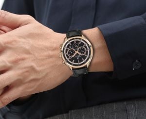 Beverly Hills Polo Club BP3112X.451 Erkek Kol Saati – Siyah Deri Kordonlu, Multifonksiyon Quartz Mekanizma