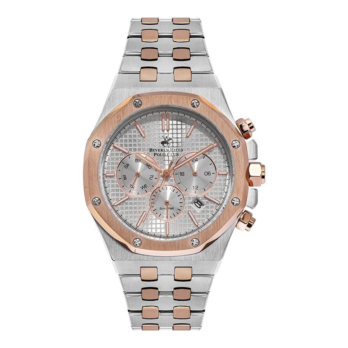 Beverly Hills Polo Club BP3051X.530 Erkek Kol Saati – Çelik Kasa ve Kordon, Multifonksiyon Quartz Mekanizma