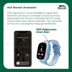Slazenger Smart Tiger Kids SWSL092158506 Sim Kartlı Çocuk Akıllı Saati