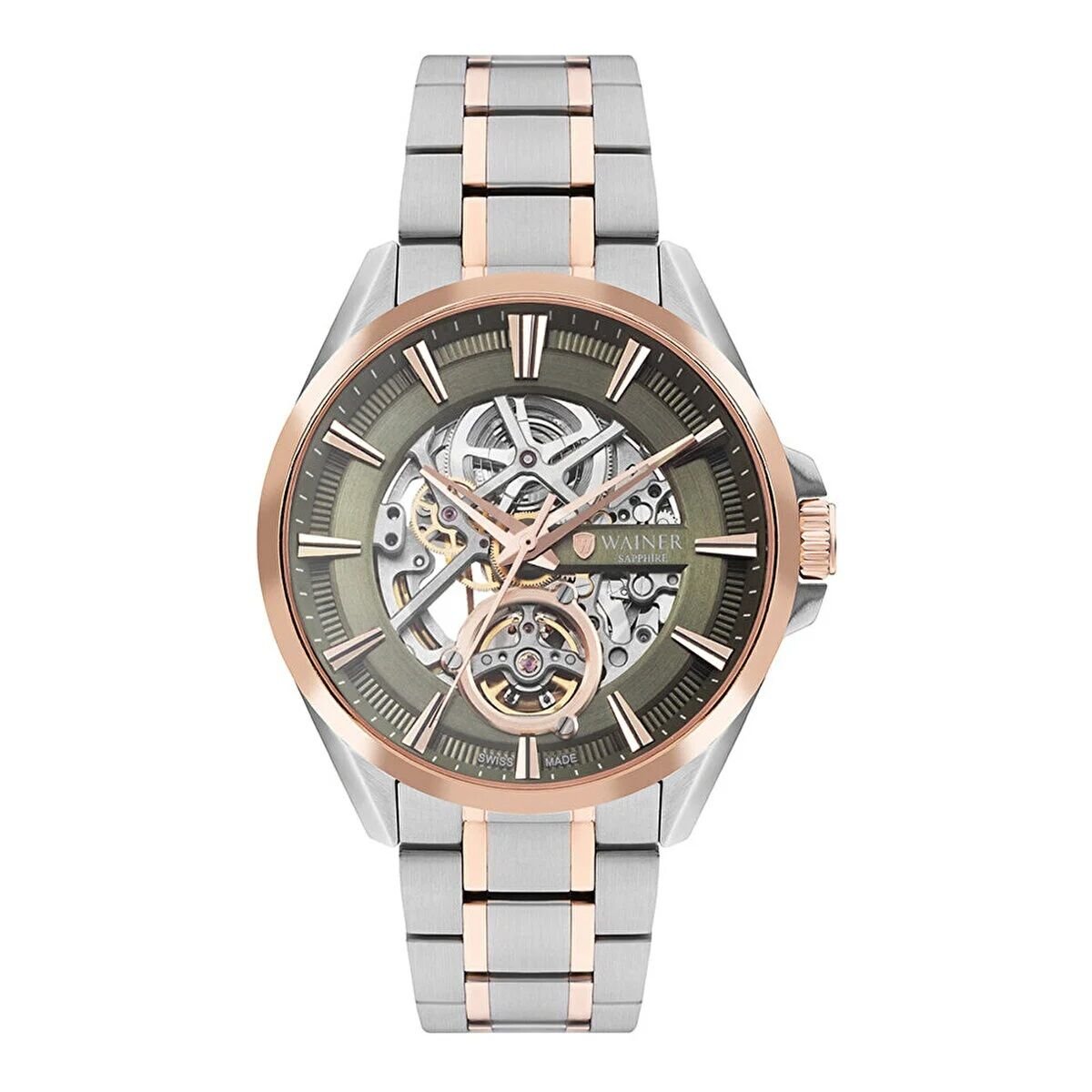Wainer SW. WA.25511-C İsviçre Yapımı Otomatik Erkek Kol Saati
