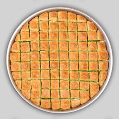 Antep Fıstıklı Kuru Baklava 3 KG Tepsi + Hızlı Kargo (İstanbul, Ankara, İzmir Ertesi Gün Teslim)