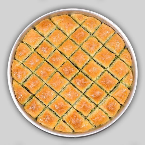 Antep Fıstıklı Özel Kare Baklava 2 KG Tepsi + Hızlı Kargo Ertesi Gün Teslim (İst-Ank-İzm)