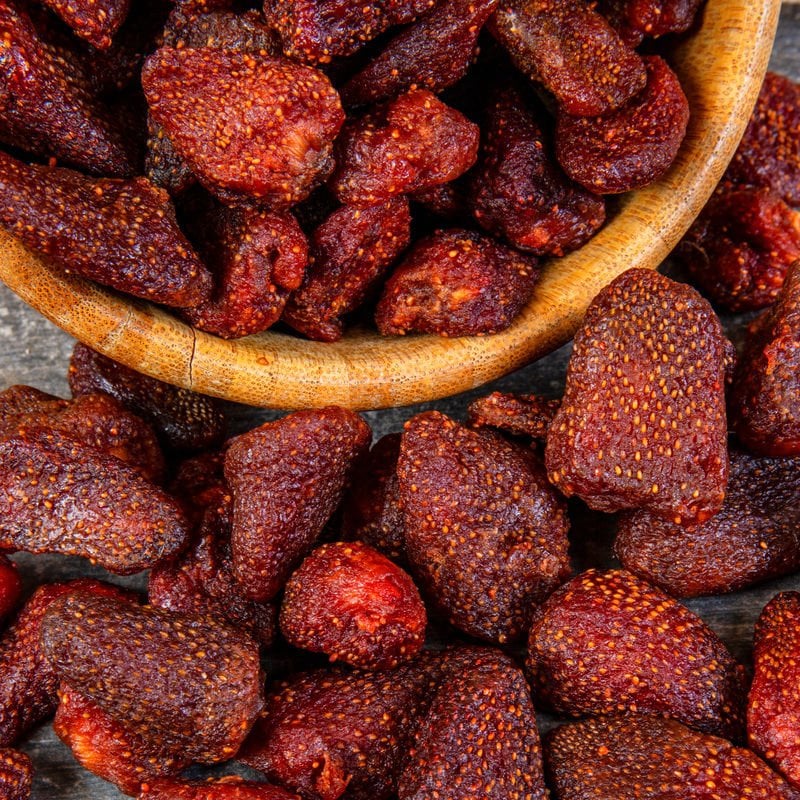 Şekersiz Kurutulmuş Doğal Çilek Kurusu 900 g