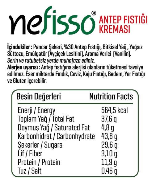 Antep Fıstık Kreması 300 g