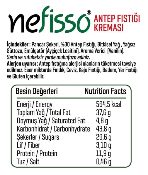 Antep Fıstık Kreması 1000 g