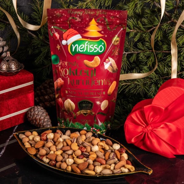 Yılbaşı Hatırası Özel Çerezi - Karışık Kokteyl Kuruyemiş 400 g