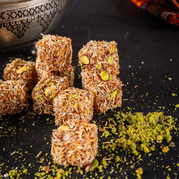 Antep Fıstıklı Kadayıflı Çifte Kavrulmuş Lokum 900 g