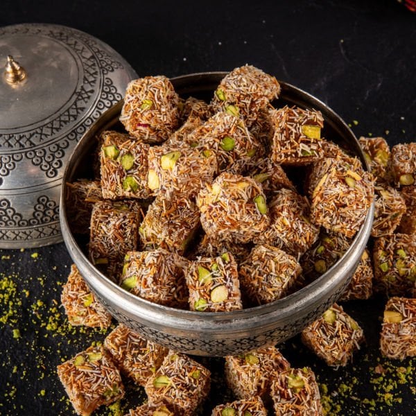 Antep Fıstıklı Kadayıflı Çifte Kavrulmuş Lokum 900 g