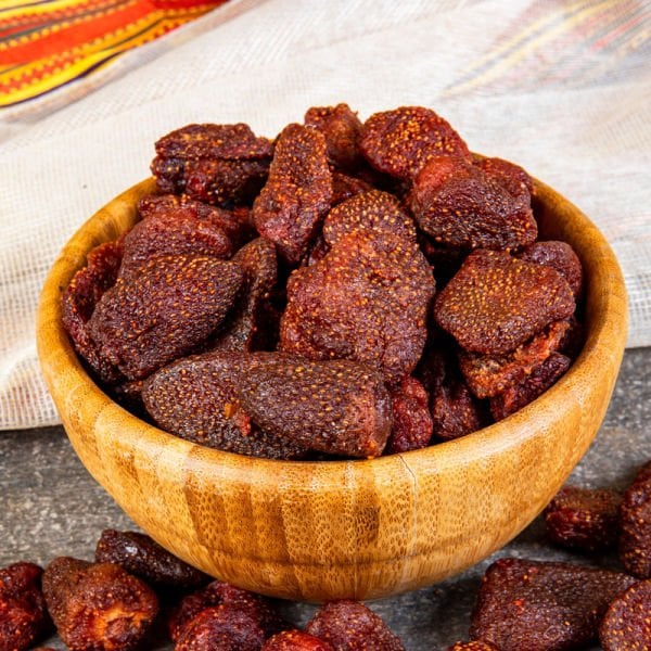 Şekersiz Kurutulmuş Doğal Çilek Kurusu 250 g