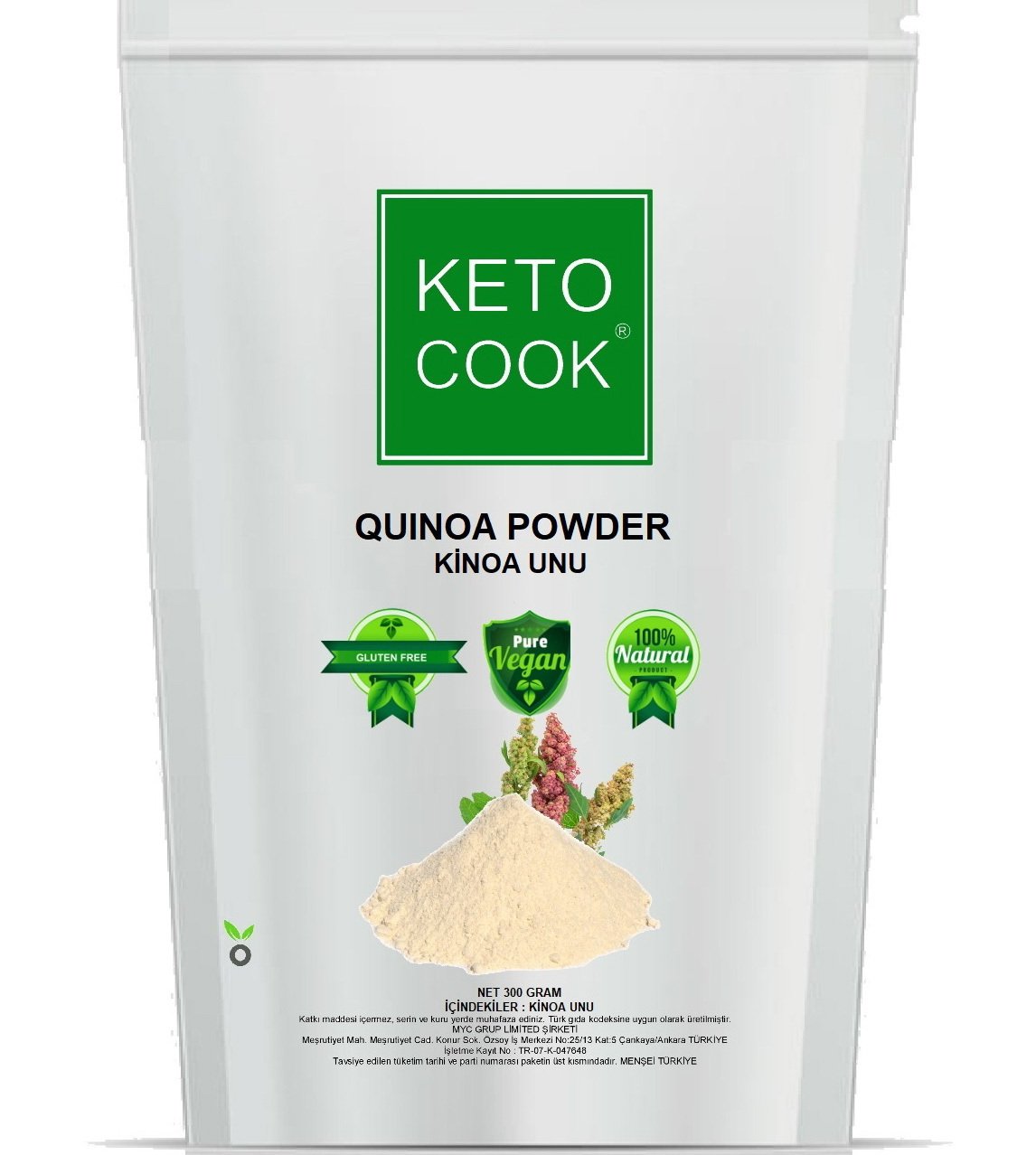 Kinoa Tohumu Öğütülmüş 300 gr