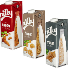 BİTKİSEL VEGAN SÜT DENEME PAKETİ (BADEM-FINDIK-YULAF SÜTÜ) 3*1 KG