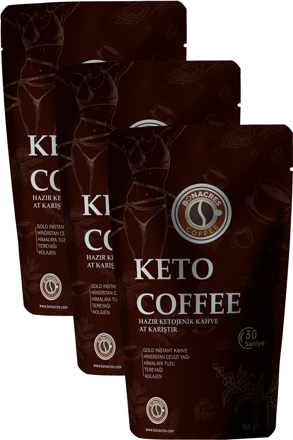 Keto Coffee 3 Paket x 150gr