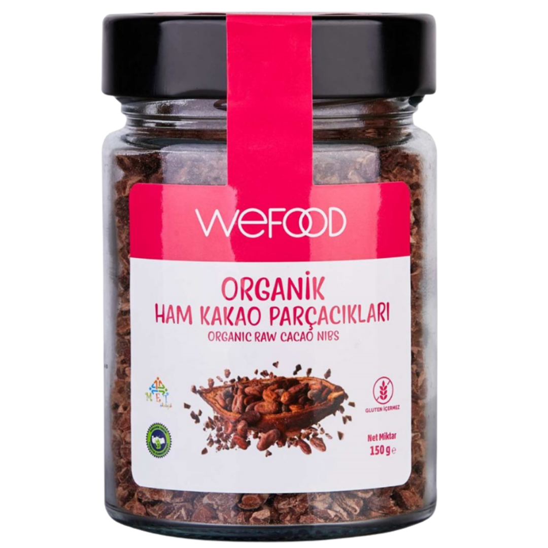 Organik Ham Kakao Parçacıkları 150 gr (Kakao Nibs)